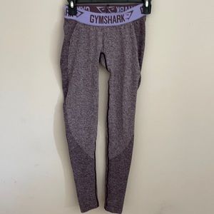 Gymshark Purple Leggings Workout Tights Logo Waistband Size XS